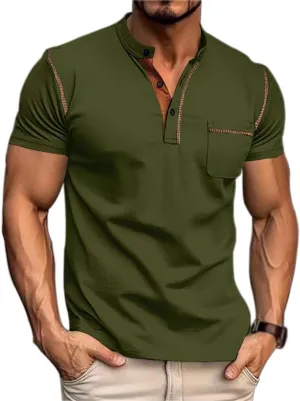 2025 Men's Quick-Dry Breathable Polo Shirts, Summer Casual Moisture-Wicking Lightweight Short Sleeve T-Shirts for Youth