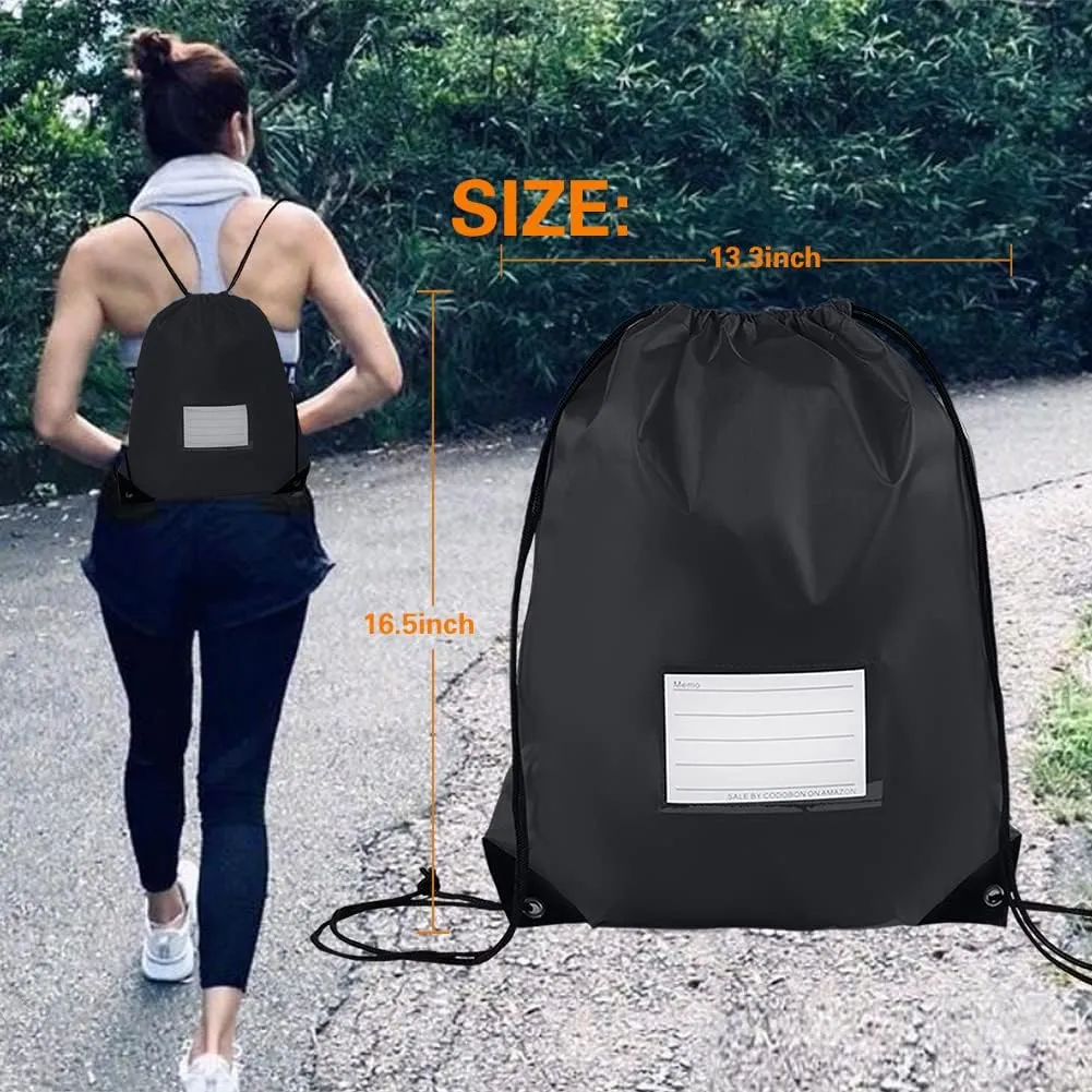 30 Pack Drawstring Bags,Bulk Draw String Backpack, DIY Gym Sports Cinch Bag Sackpack for Women Men, 10 Colors