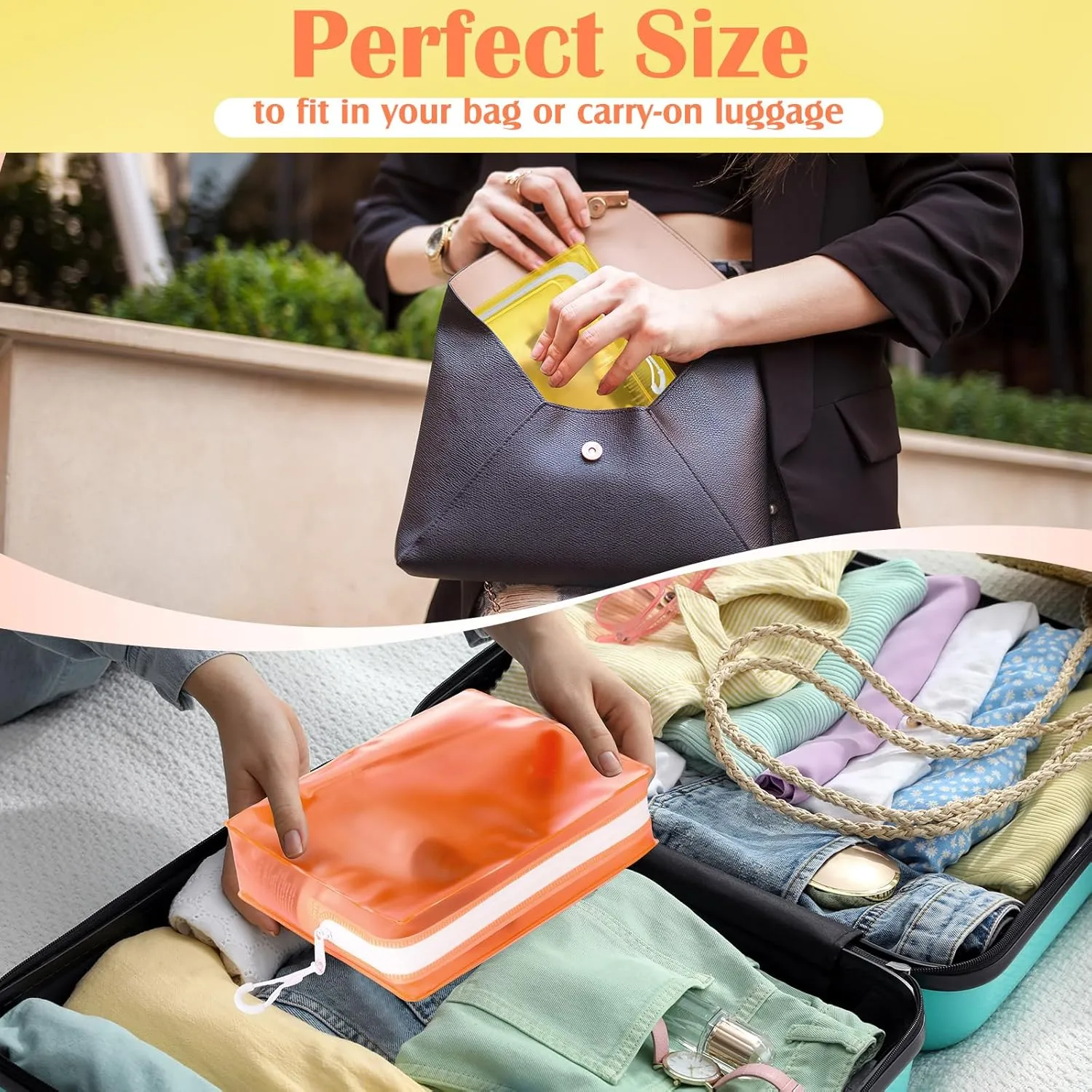 8 Pack TSA Approved Travel Toiletry Bags Frosted Translucent Leak-proof Cosmetic Makeup Bags for Women Men Travel Organizer Airport Security(Pastel,6.7 x 5.5 x 1.8 Inch)