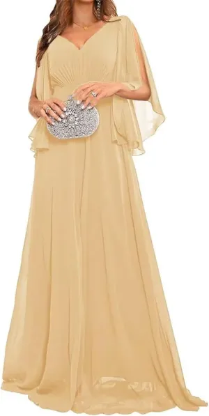 ANYSWBKN Spaghetti Straps Bridesmaid Dresses for Wedding Cold Shoulder Formal Evening Party Prom Maxi Gown with Slit