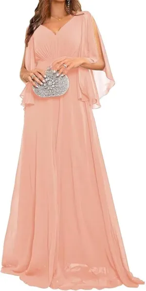 ANYSWBKN Spaghetti Straps Bridesmaid Dresses for Wedding Cold Shoulder Formal Evening Party Prom Maxi Gown with Slit