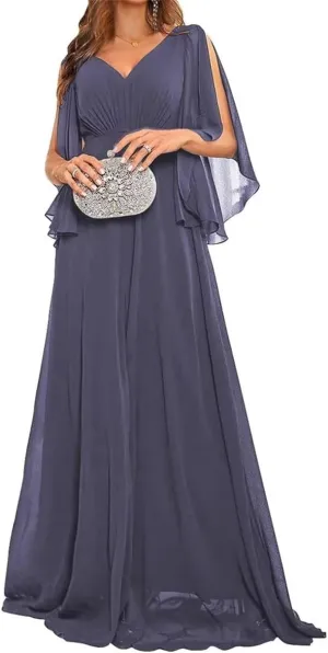 ANYSWBKN Spaghetti Straps Bridesmaid Dresses for Wedding Cold Shoulder Formal Evening Party Prom Maxi Gown with Slit
