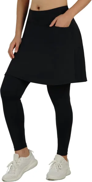 Athletic Skirt with Leggings Tennis Skirted Legging for Women with Pocket