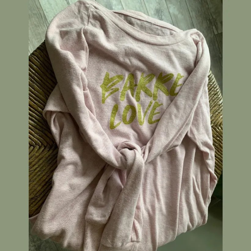 Barre Love Pullover - Faint Rose