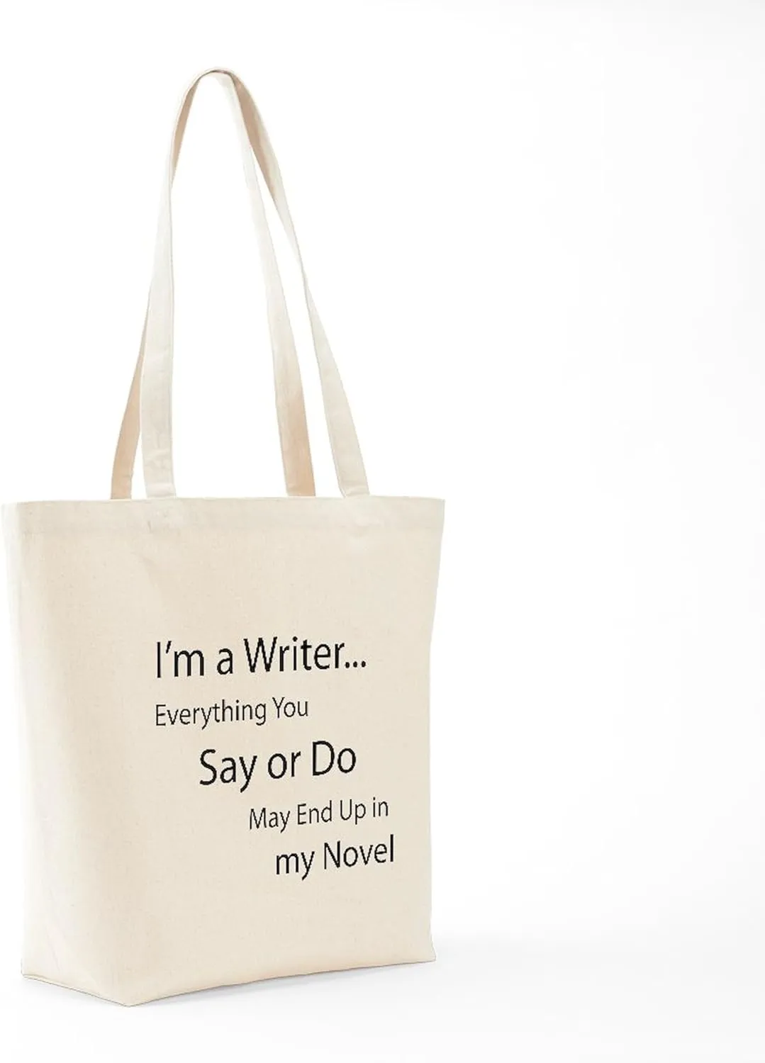 CafePress In My Novel Tote Bag Reusable Natural Beige Canvas Shopping Bag