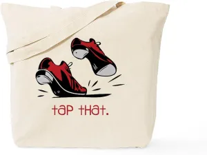 CafePress Tap That Tote Bag Natural Canvas Tote Bag, Reusable Shopping Bag