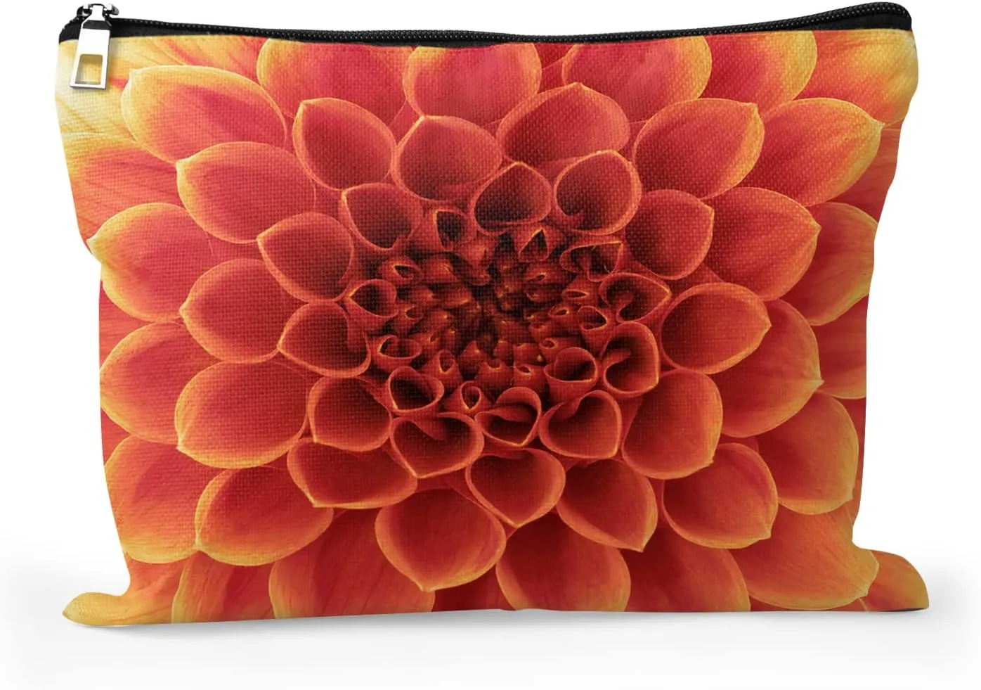 Cafl Beautiful Petals Makeup Bag Travel Large Abstract Flower Cosmetic Bag Essentials Jewelry Skincare Zipper For Women-108 inch