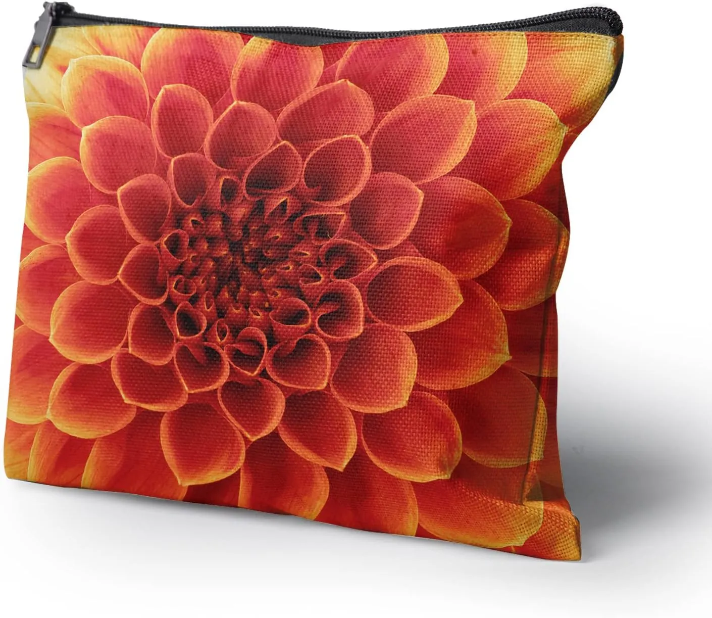 Cafl Beautiful Petals Makeup Bag Travel Large Abstract Flower Cosmetic Bag Essentials Jewelry Skincare Zipper For Women-108 inch