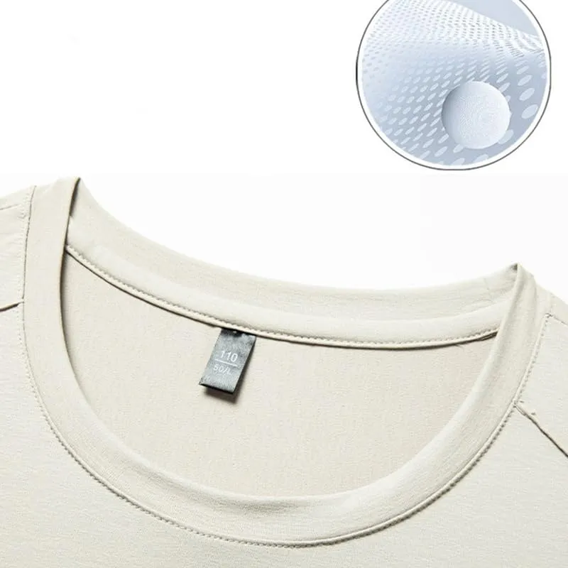 Casual Men's Undershirts White Tee Shirts Cotton Crew T-Shirts Moisture Wicking Summer Unisex Adult Short Sleeve Styles