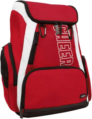 chass Cheer Large Weekender Bag - Perfect for Travel, Sports, and Everyday Use (Red)