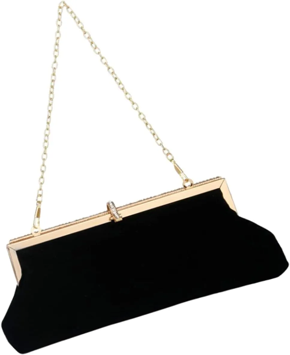 Chic Small Handbag Women's Clutch Bag Rhinestones Elegant Evening Bag for Parties Balls Banquets for Jewelry Essentials