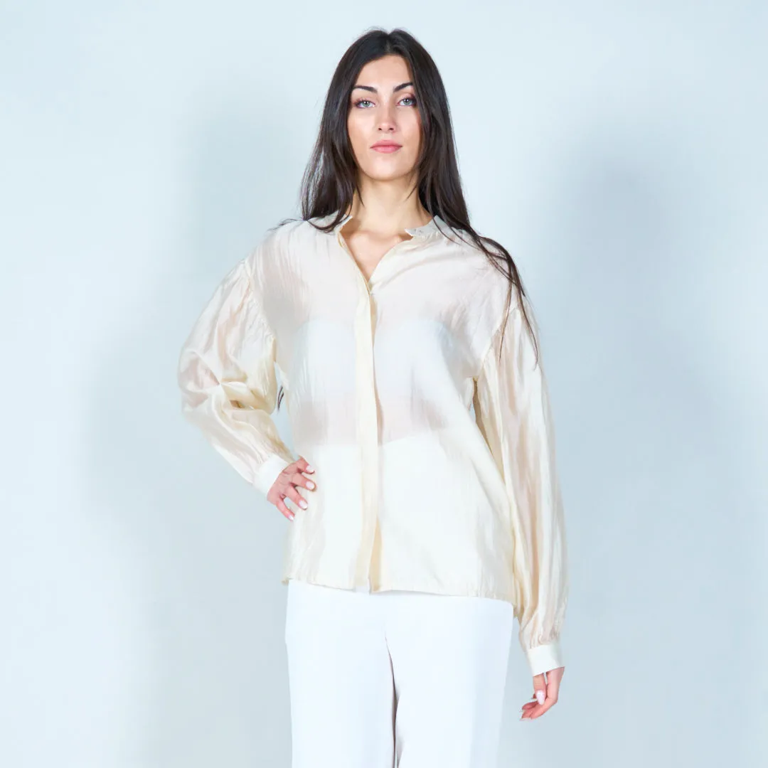 Classic button-down blouse wholesale