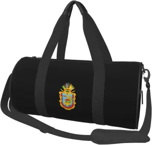 Coat of Arms of Guerrero, Mexico Convertible Garment Bag with Shoulder Strap, Carry on Garment Duffel Bag for Men Women - Rolling Foldable for Travel Luggage Bags (Black)
