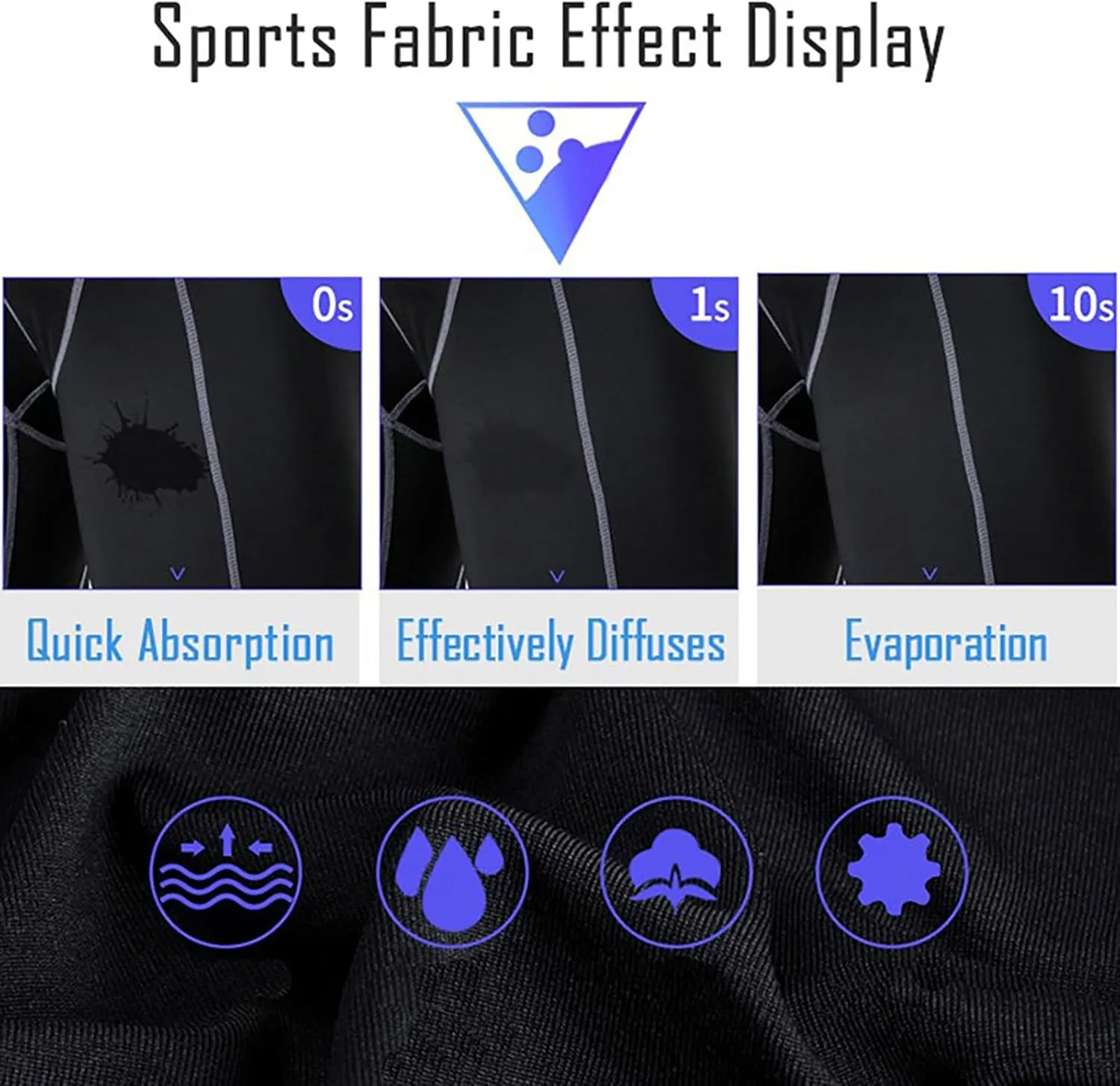 Compression Shirts Men 4/5 Pack Workout Shirts Athletic Undershirt Rash Guard Quick Drying T-Shirt for Sports