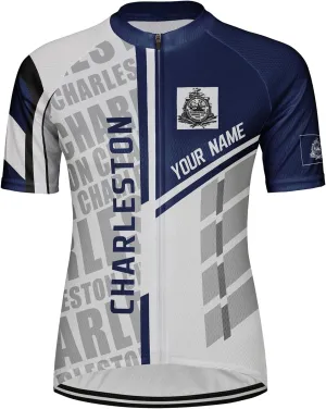 Customized Charleston Women Cycling Jersey Short Sleeve Quick Dry Shirts