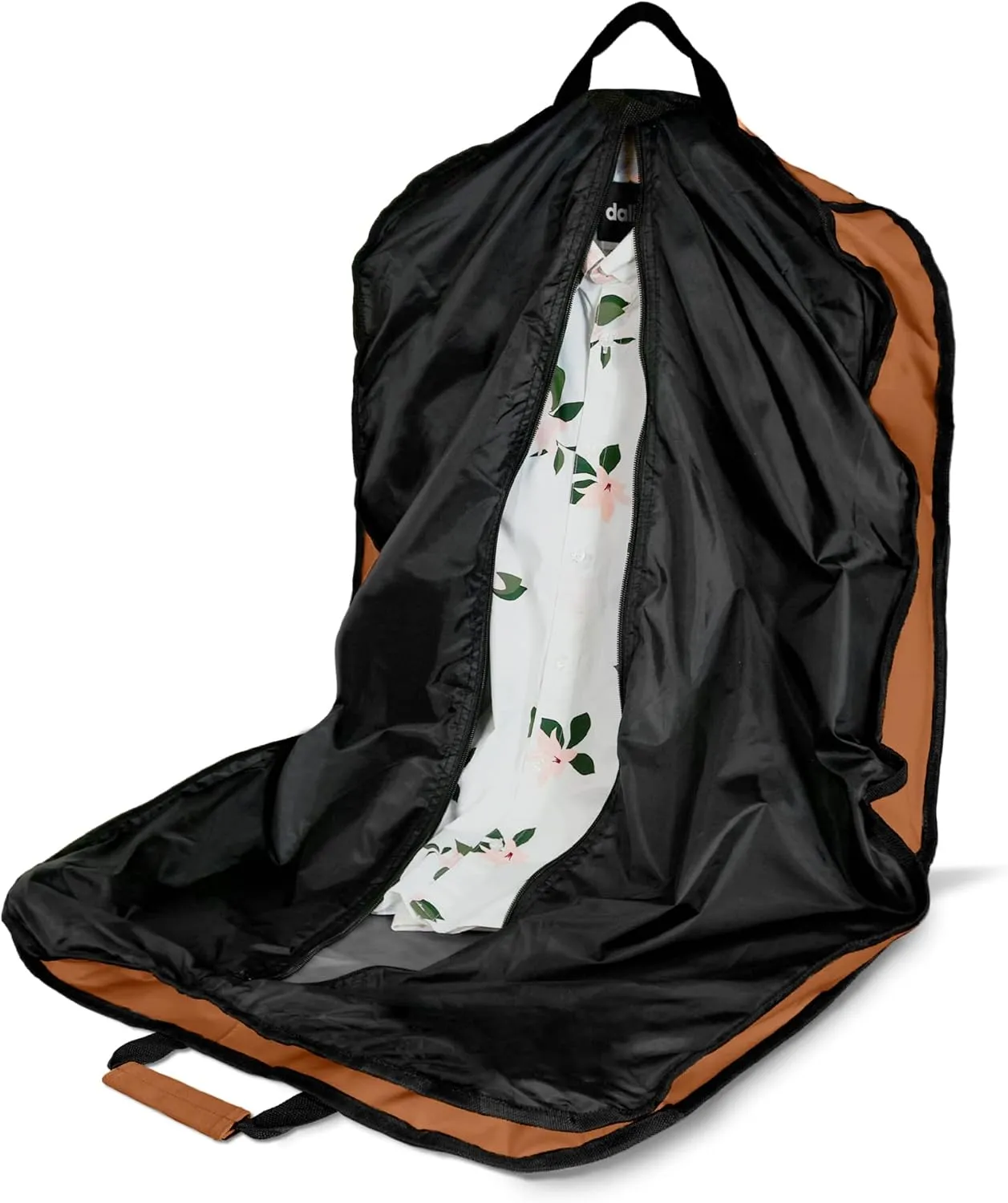 DALIX 39" Garment Bag Cover for Suits and Dresses Clothing Foldable w Pockets (Orange)