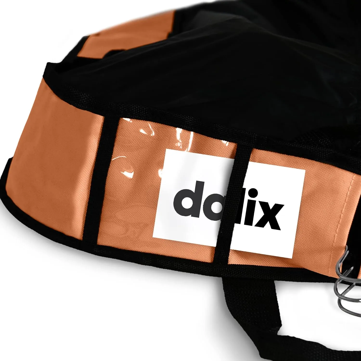 DALIX 39" Garment Bag Cover for Suits and Dresses Clothing Foldable w Pockets (Orange)