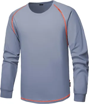 FR Shirt 6 oz 100% Cotton Hi Vis Flame Resistant Shirts for Men,Welding Shirt CAT2 Long-Sleeved Shirts
