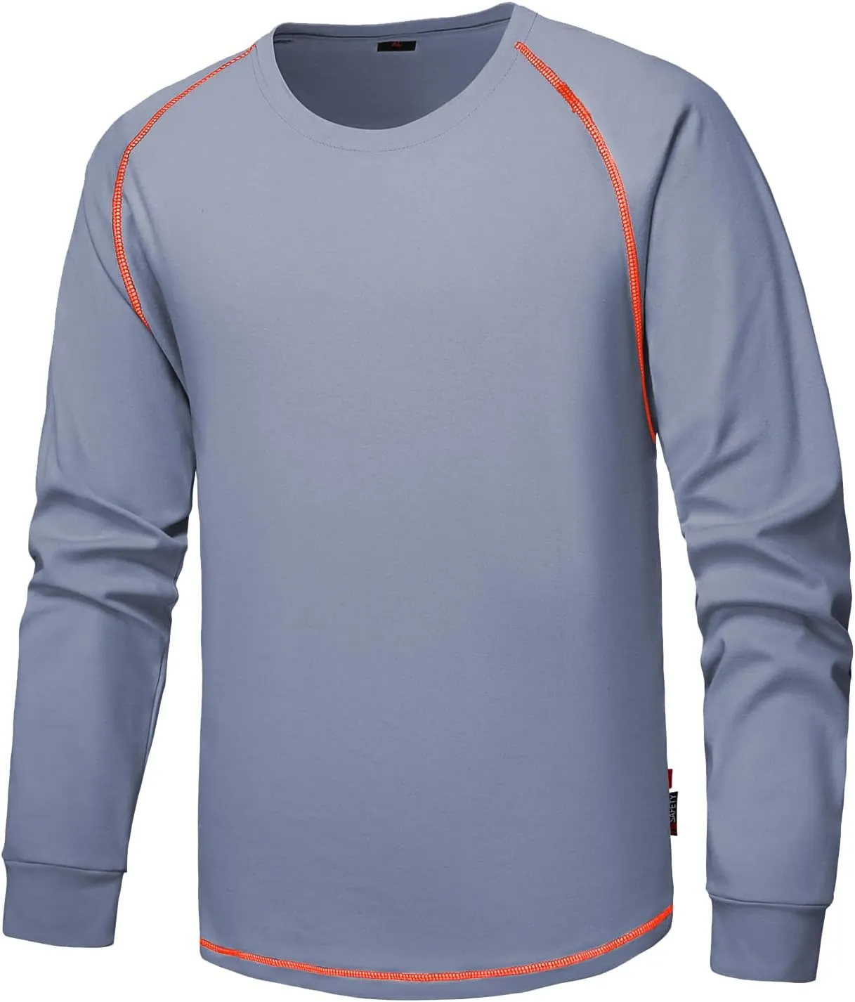 FR Shirt 6 oz 100% Cotton Hi Vis Flame Resistant Shirts for Men,Welding Shirt CAT2 Long-Sleeved Shirts