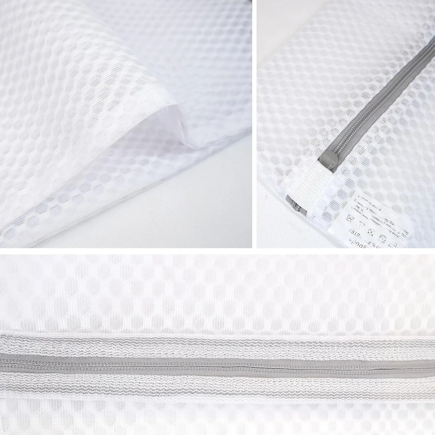 GOGOODA Mesh Laundry Bags for Delicates, 5 Set(3 Medium, 2 XL Large)- Honeycomb Mesh Lingerie Bags, Zipper Closure for Bras, Underwear & Baby Clothes