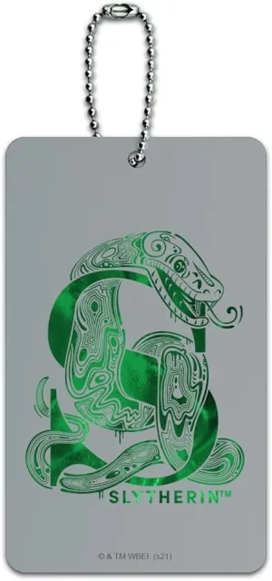 Harry Potter Slytherin S Luggage Card Suitcase Carry-On ID Tag