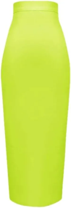 Hgvcfcv Plus Size Summer Fashion Sexy Long Bandage Skirt Pencil Skirt Color Long Skirts Women