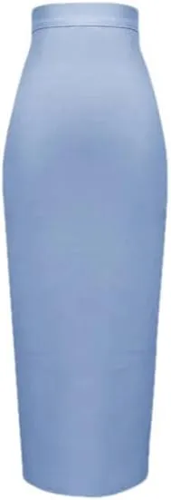 Hgvcfcv Plus Size Summer Fashion Sexy Long Bandage Skirt Pencil Skirt Color Long Skirts Women