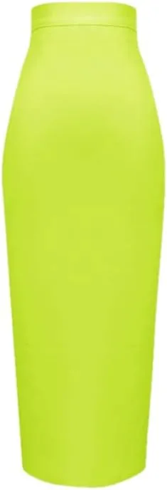 Hgvcfcv Plus Size Summer Fashion Sexy Long Bandage Skirt Pencil Skirt Color Long Skirts Women