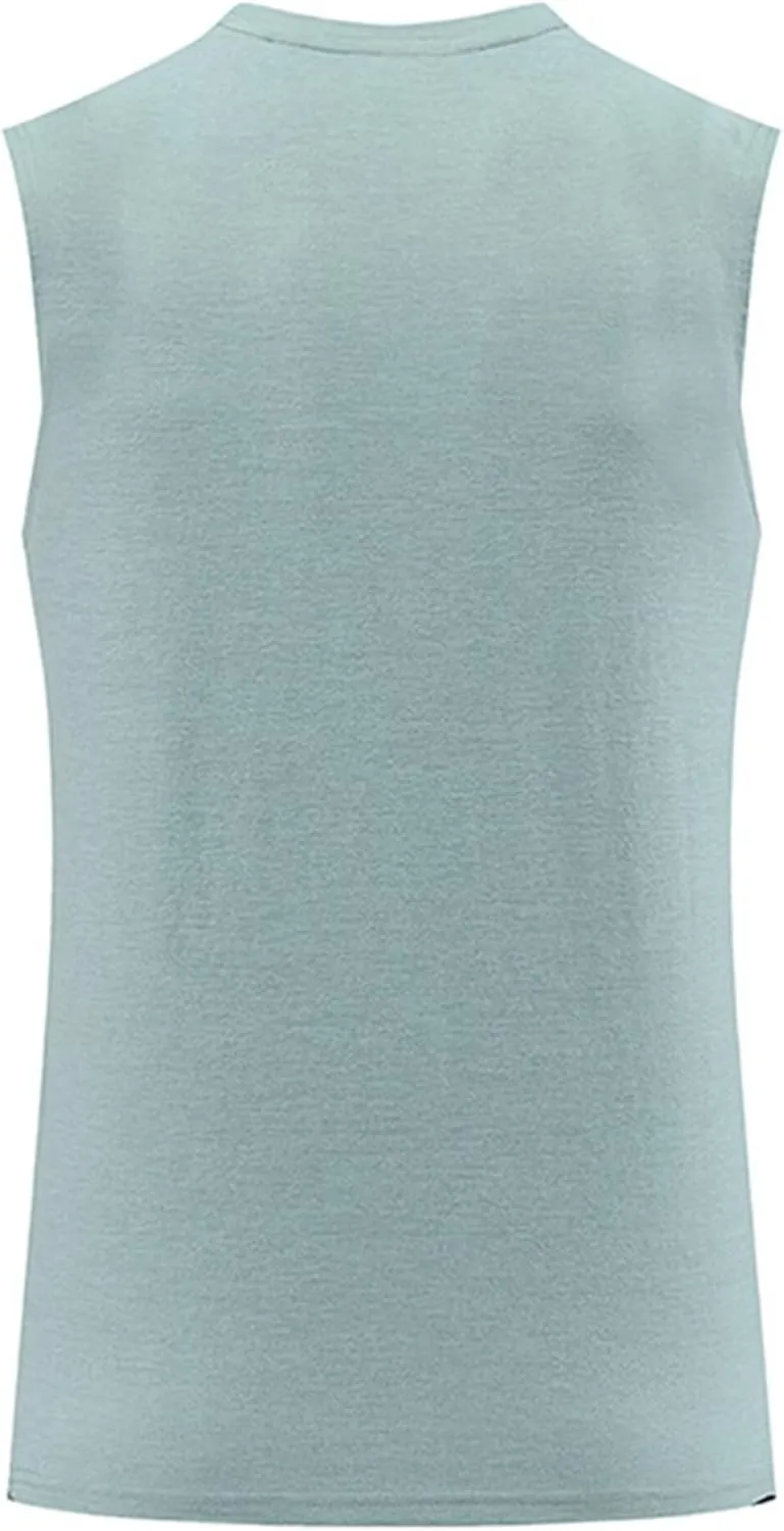HNVAVQ Men's Gym Tank Tops Sleeveless Workout T-Shirts Quick Dry Athletic Shirts Running Vest