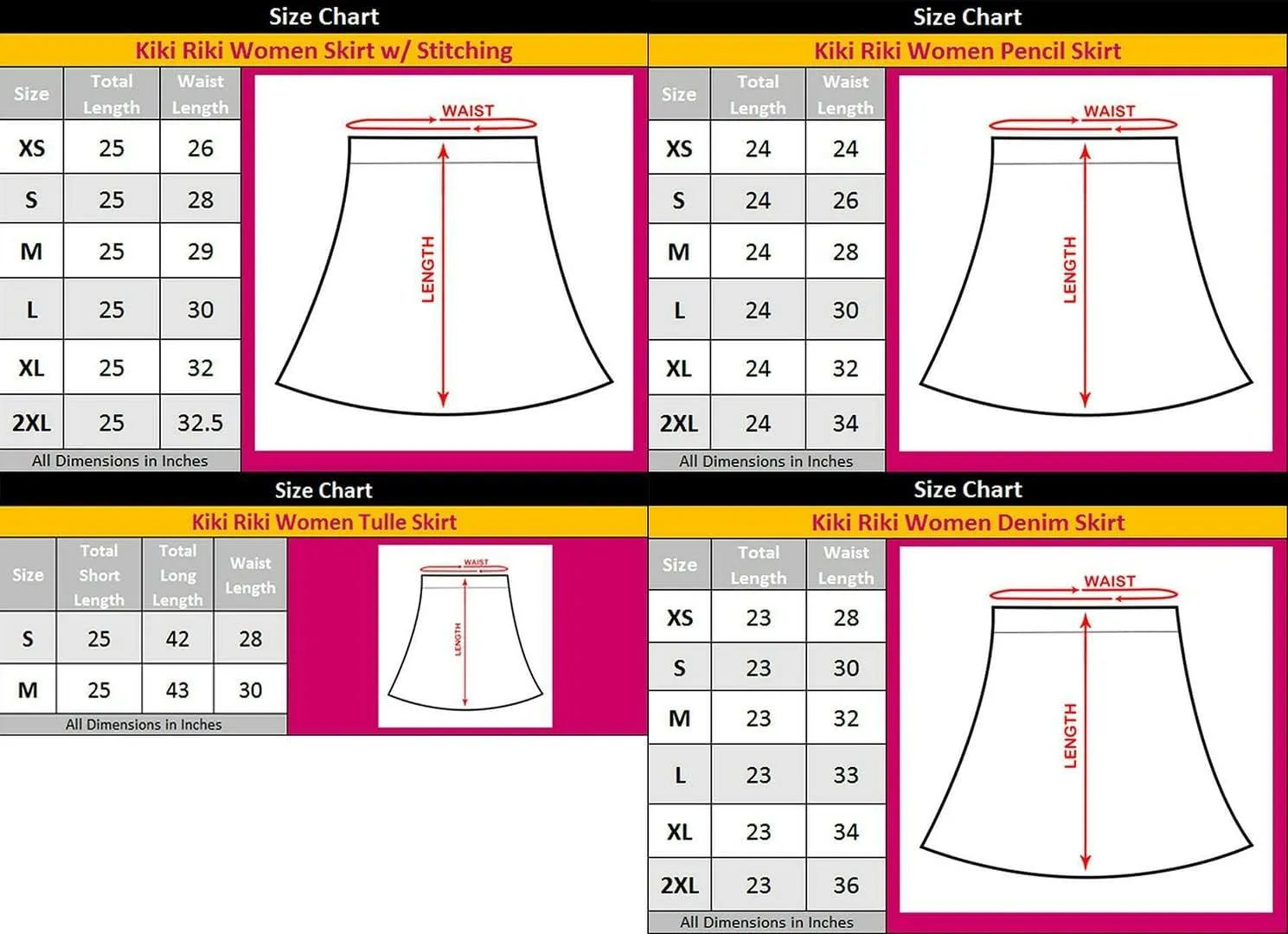 KIKI RIKI Ladies Nylon Lycra Fabric Pencil Skirt 41761