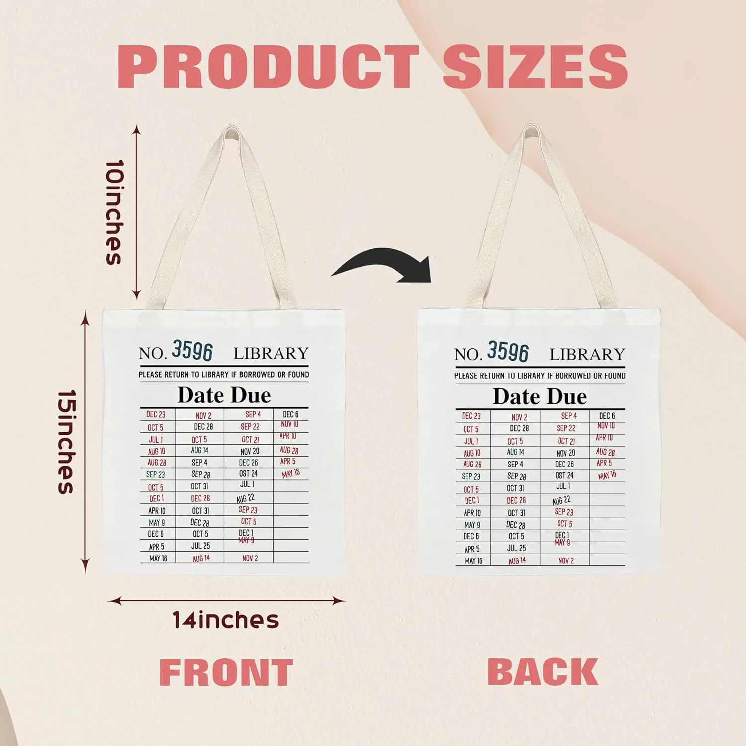 Kunlisa Cute Cow Canvas Tote Bag, Gifts for Girls & Women Lovers