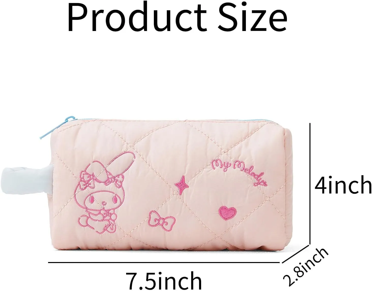 Make Up Bags for Women, Large Capacity Makeup Bag with Handle, Cute Cosmetic Bag Travel Toiletry Bag for Cosmetics Brushes Jewelry (pink)