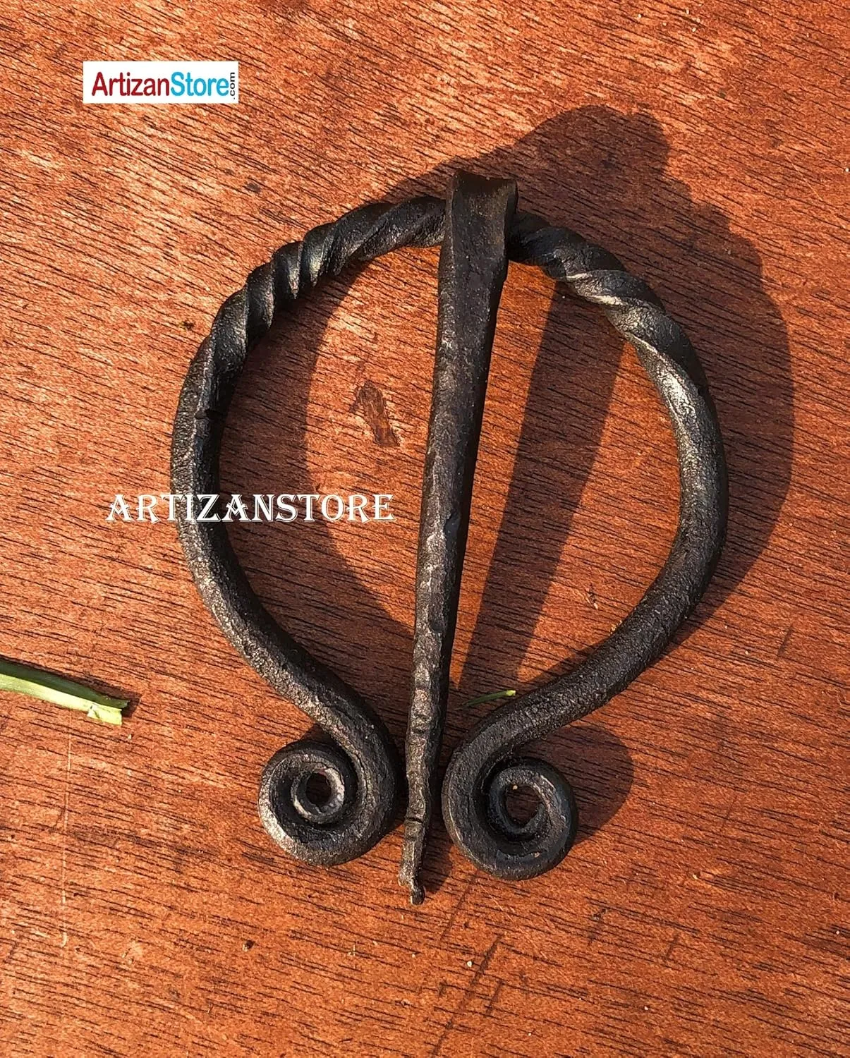 Medieval Cloak Pin, Norse Fibula Penannular Brooch, Viking cloak pin - Medieval jewelry- Viking SCA brooch - Scottish Irish Medieval Viking SCA brooch