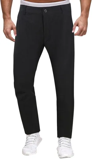 Men's Casual Pants High Waist Zip Off Straight Leg Pants Casual Slim Fit Lightweight Chino Golf Pants Pencil Trousers