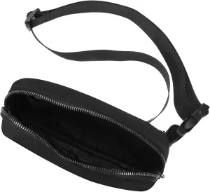 Mikikit Men Women Fanny Pack Crossbody Bag Running Waist Bag for Outdoor Travel