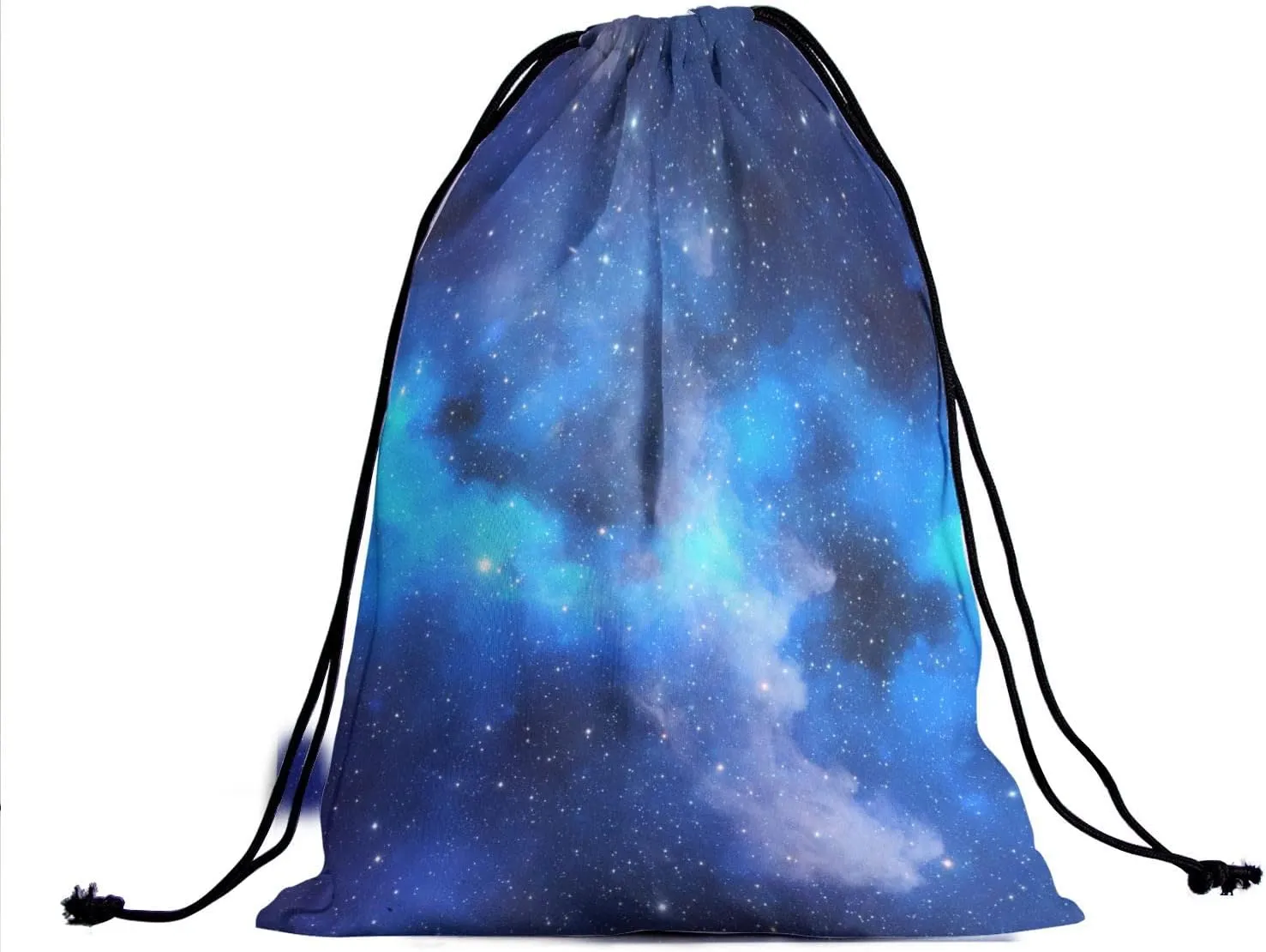 Navy Galaxy Grip Bag - Blue Stars Gymnastics Grip Bag Cute Nebula Star Gym Drawstring Storage Bags