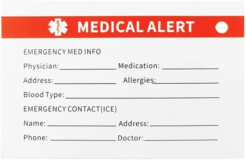 Non Epileptic Seizure Bracelet Mens Womens Stainless Steel Braided Leather Medical Alert Wristband Sos ICE Personalized Customized Medical ID Bracelet Awareness Emergency with Medic Card