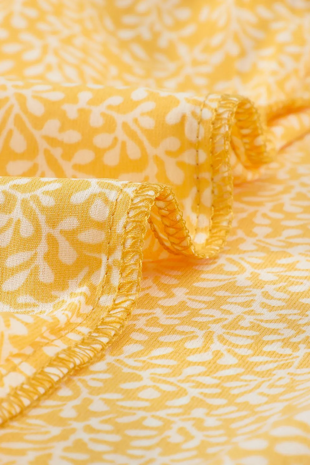 Off Shoulder Floral Print Lantern Sleeve Blouse