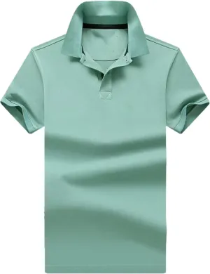Polo Shirts Casual Short Sleeve Classic Basic Golf Shirts Outdoor Quick Dry T-Shirt in Regular Fit