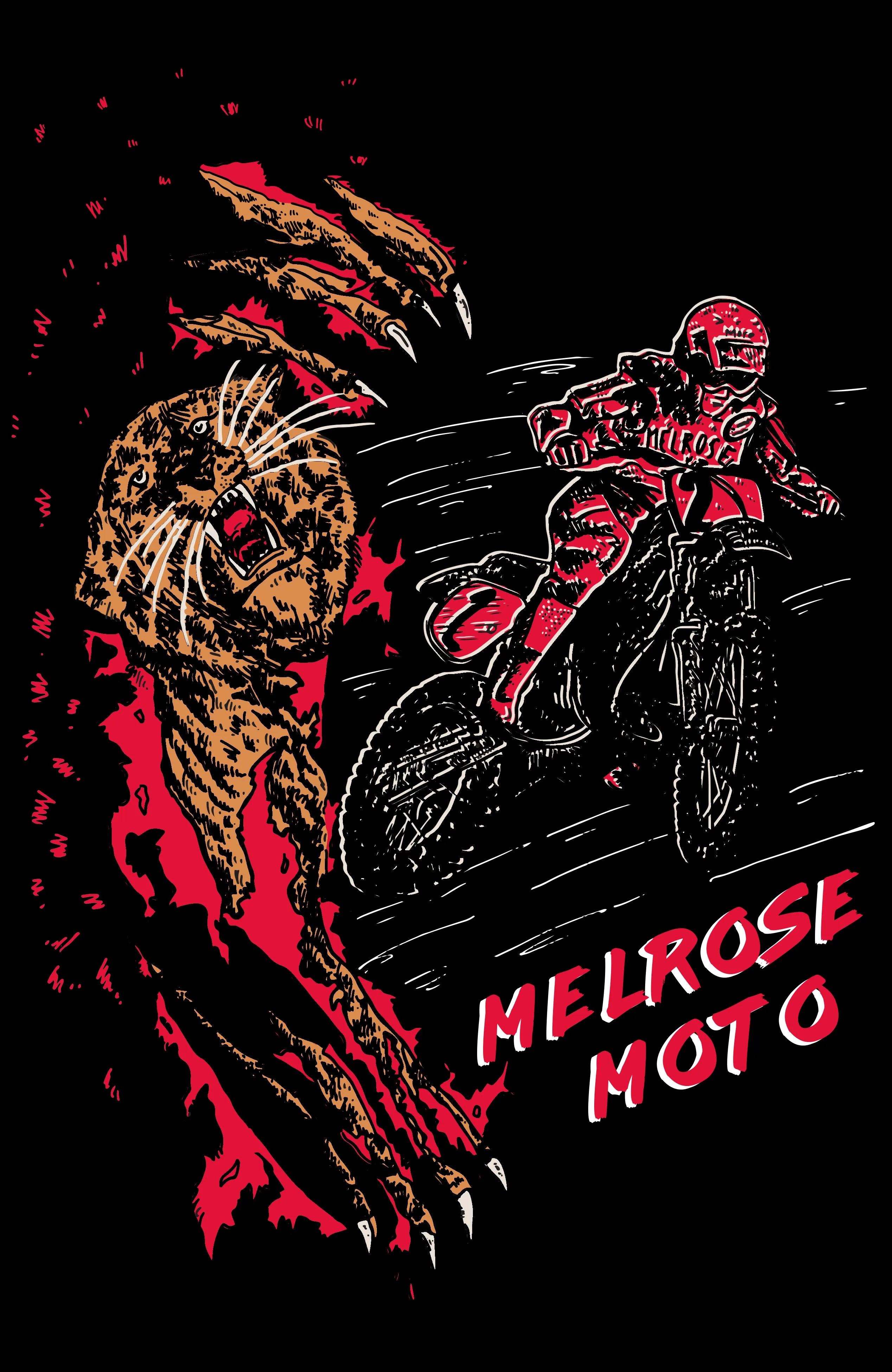 "Tiger Rider" T-Shirt - Black [FINAL]