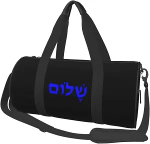 Shalom Convertible Garment Bag with Shoulder Strap, Carry on Garment Duffel Bag for Men Women - Rolling Foldable for Travel Luggage Bags (Black)