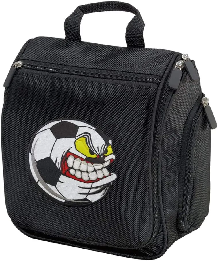 Soccer Toiletry Bag Travel Organizer Or Hanging Soccer Fan Shaving Kit