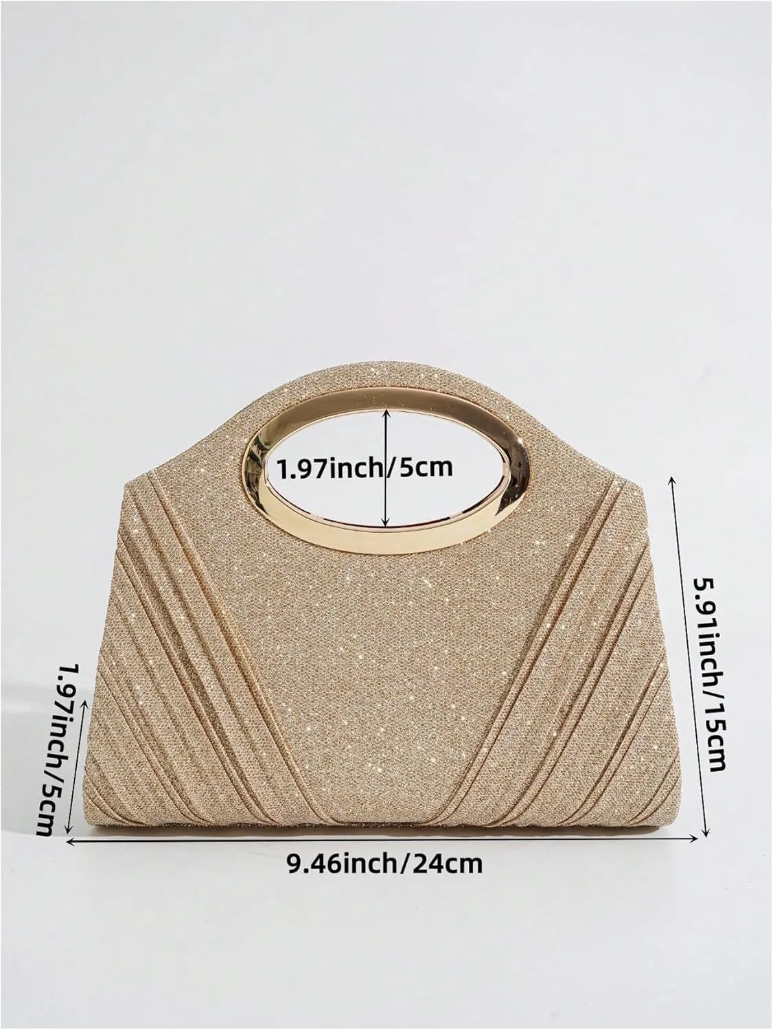 SweatyRocks Women's Glitter Evening Clutch Purses Party Wedding Crossbody Bags