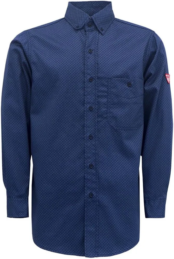 TICOMELA FR Shirt for Men Flame Resistant Shirts 6.5oz Light Weight Plaid Men's Fire Retardant Shirts