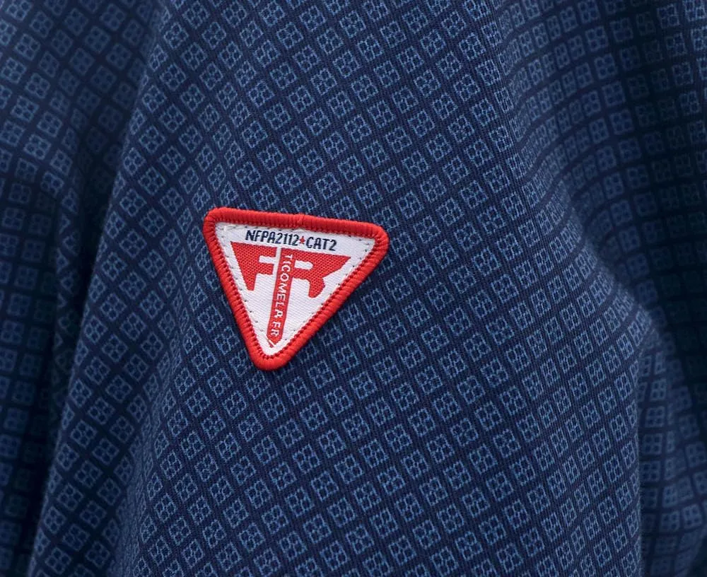 TICOMELA FR Shirt for Men Flame Resistant Shirts 6.5oz Light Weight Plaid Men's Fire Retardant Shirts