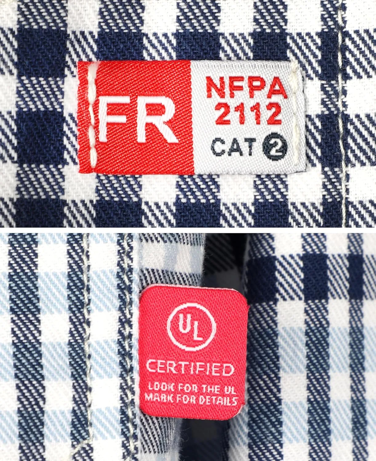 TICOMELA FR Shirts for Men Flame Resistant 7.5oz 100% Cotton NFPA2112 Men's Welding Shirts