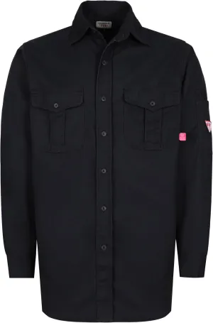 TICOMELA FR Shirts for Men Flame Resistant 7.5oz 100% Cotton NFPA2112 Men's Welding Shirts