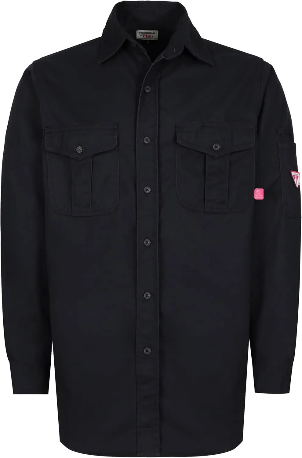 TICOMELA FR Shirts for Men Flame Resistant 7.5oz 100% Cotton NFPA2112 Men's Welding Shirts