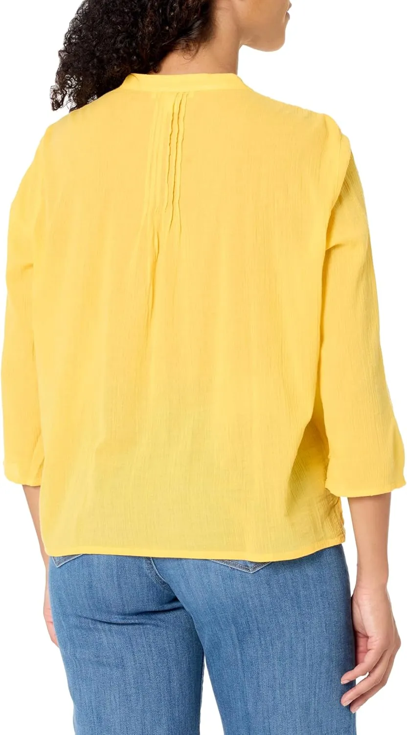 Tommy Hilfiger Women's Long Sleeve Pintuck Blouse