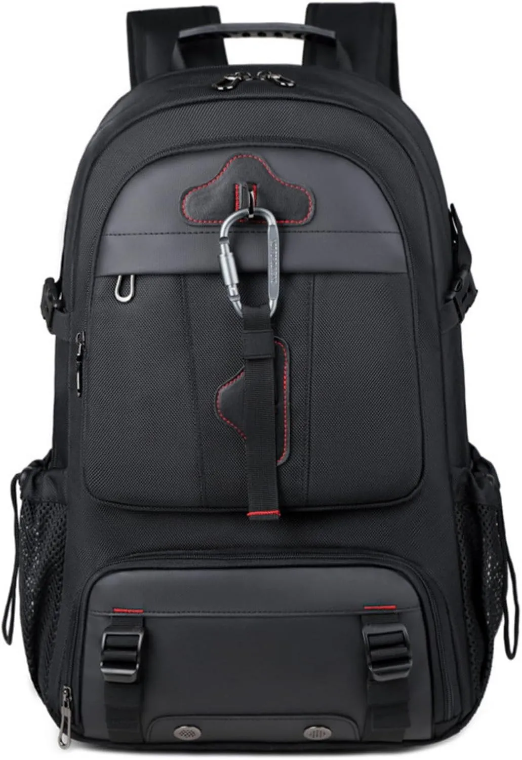 Travel Backpack 70L, 18 Inch Laptop Backpack for Men Women, Large Waterproof Carry On Backpack, TSA Friendly Flight Approved Anti-Theft Backpack with USB Interface & Shoe Compartment, Black